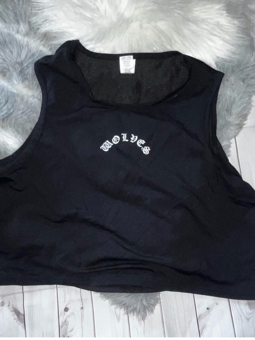 Darc Sport Size S Black Cropped Tank Top